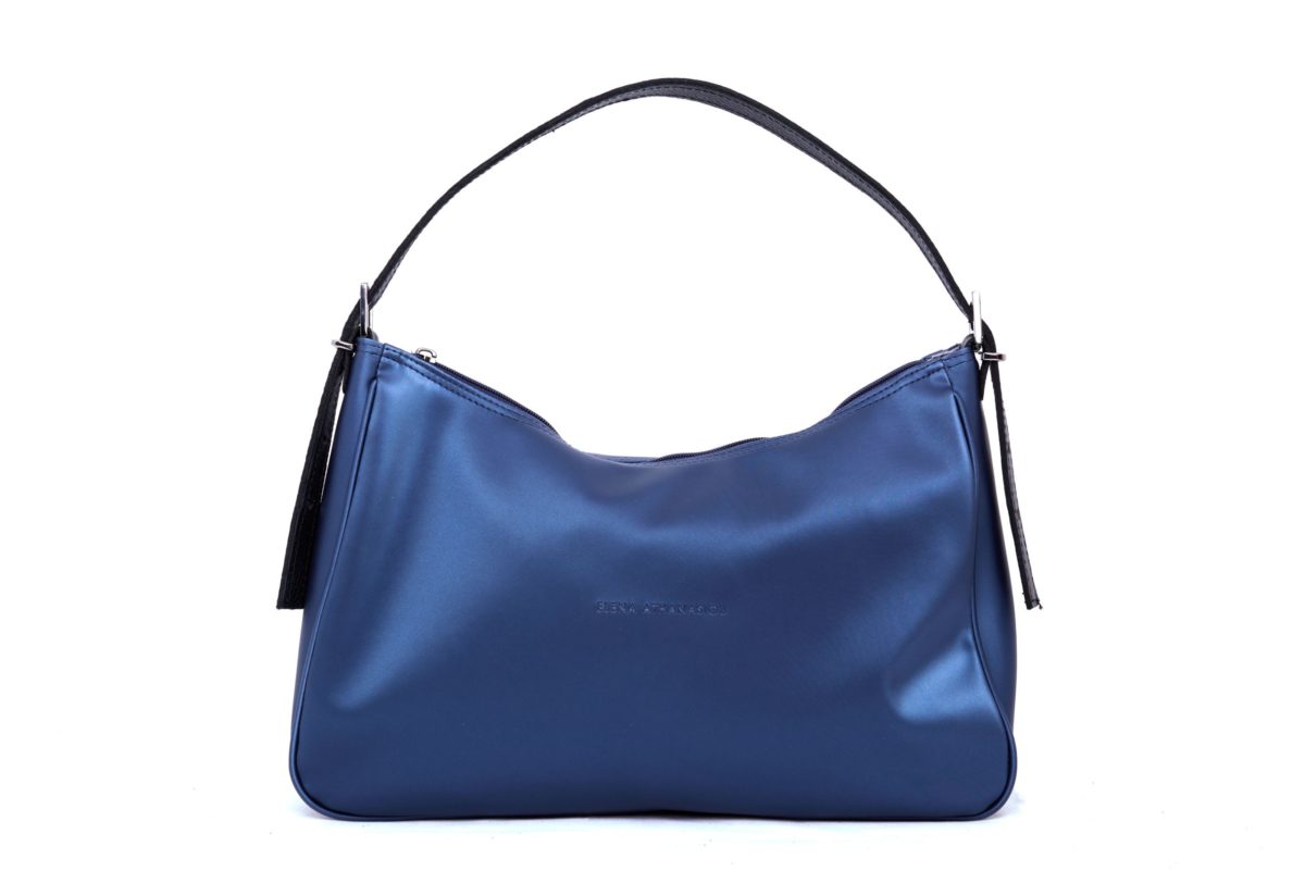 Vintage Baguette Metallic Blue XL | Elena Athanasiou Bags | Not The Ordinary FW21 Collection
