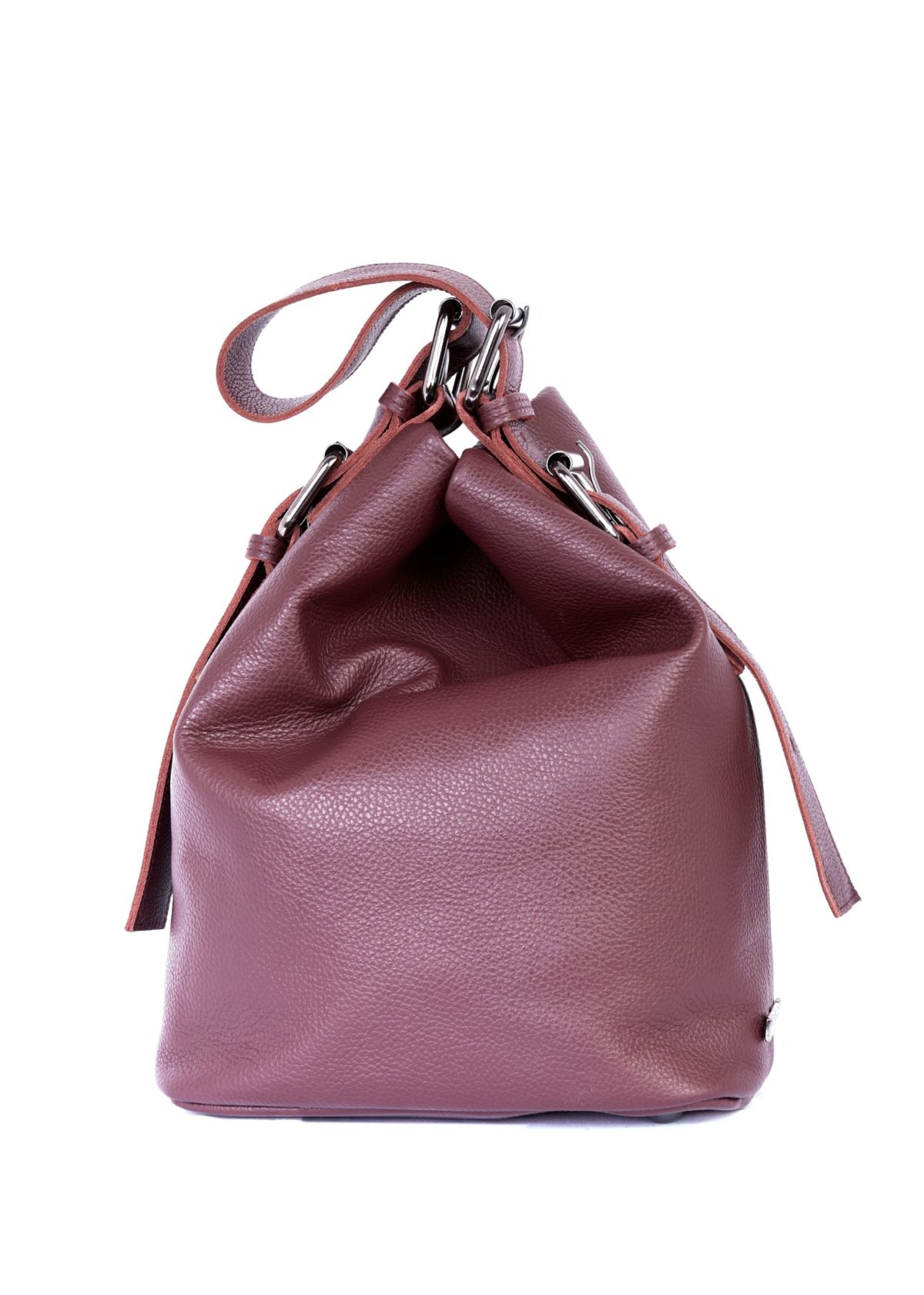 Day to Evening Pouch Bag L Burgundy | Elena Athanasiou Bags | Not The Ordinary FW21 Collection