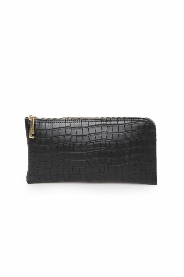 Croco Clutch Black