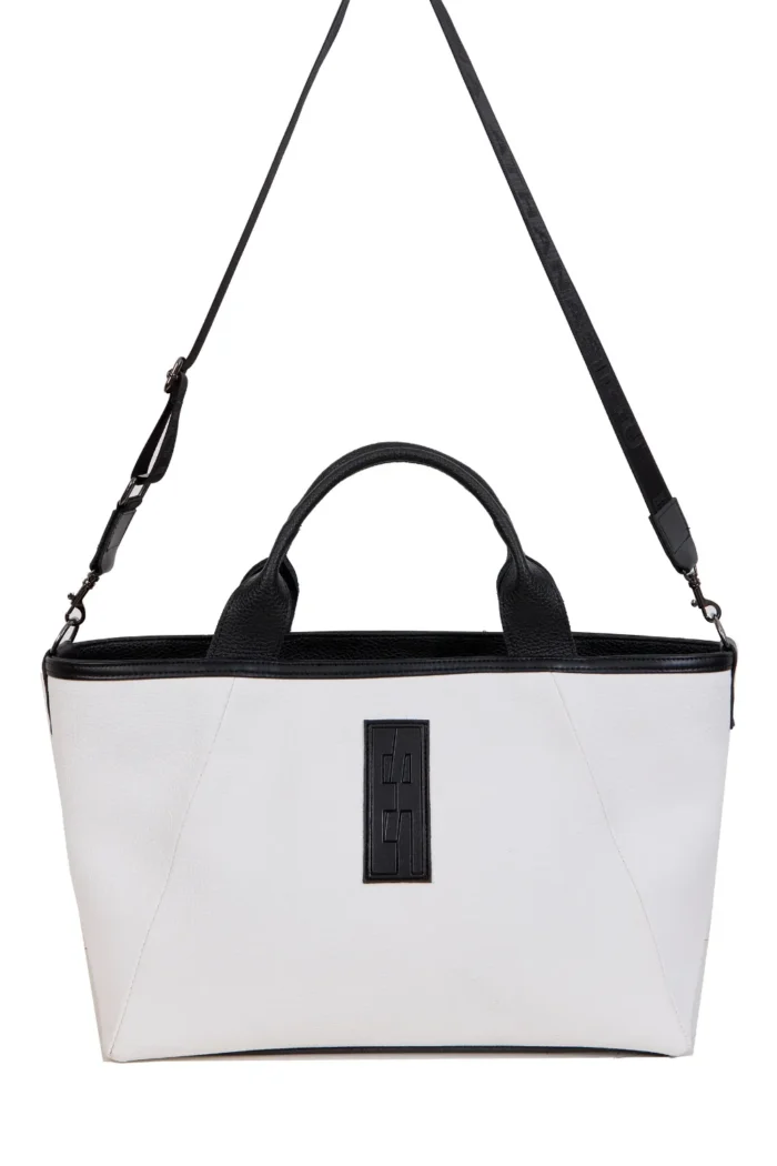 Classy Tote & Shopper Bag Λευκό - Image 3