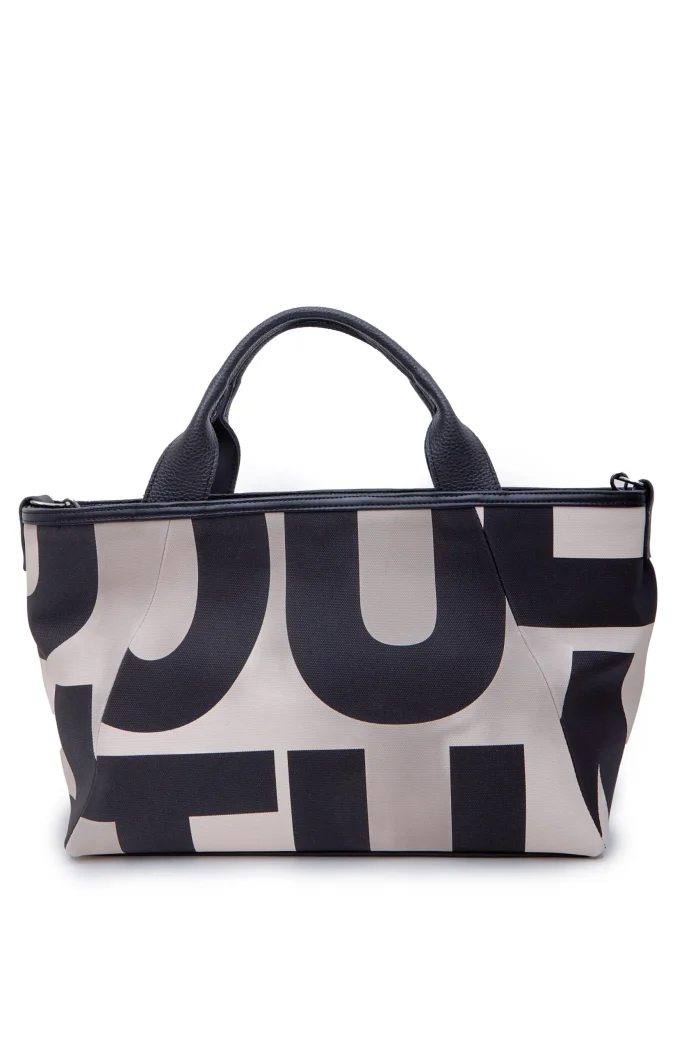 Classy Ea Logo Tote & Shopper Bag Μπεζ - Image 2
