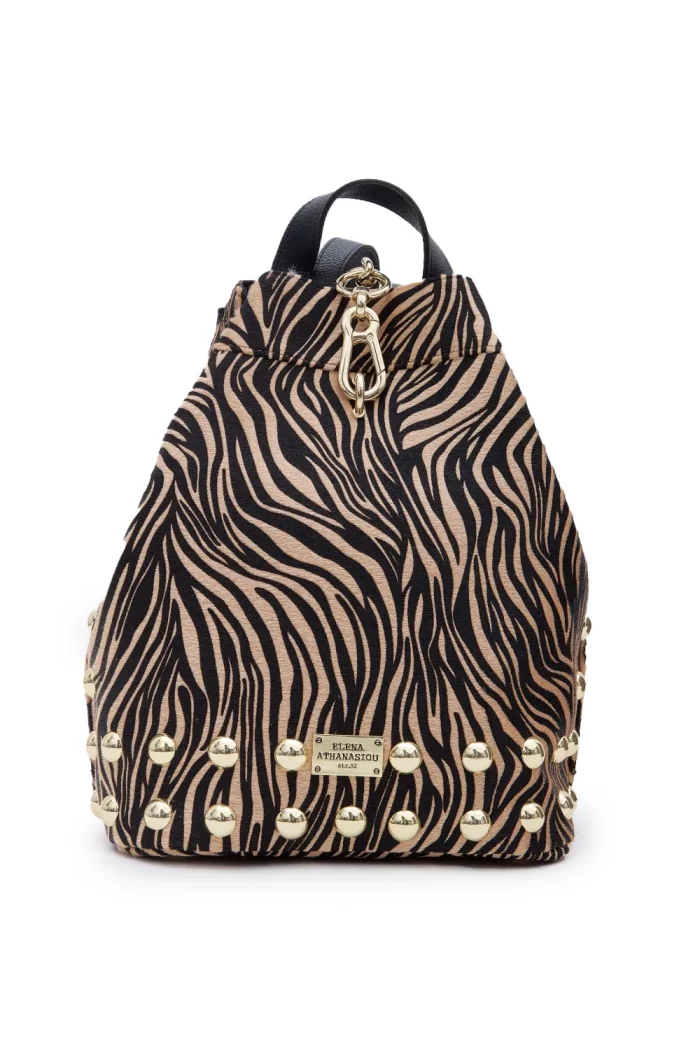 Black N' Metal Backpack Γυναικείο Zebra Καφέ - Image 2