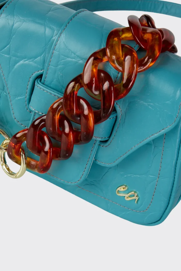 Bella Τσάντα Ώμου Μπλε Small - Image 7