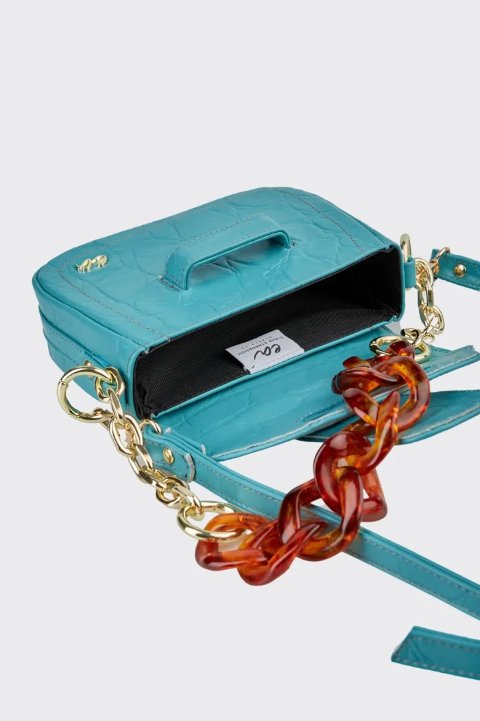 Bella Τσάντα Ώμου Μπλε Small - Image 8