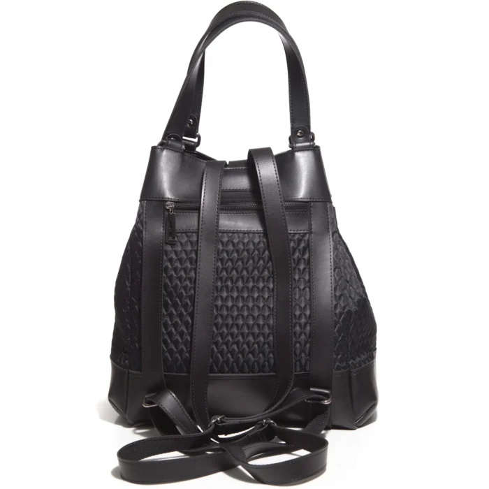 Comfort Bag Quilted Τσάντα Ώμου Μαυρη - Image 3