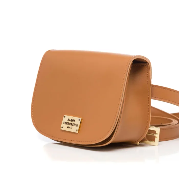 Double Belt Bag Τσάντα Εξοδου Κονιάκ - Image 2
