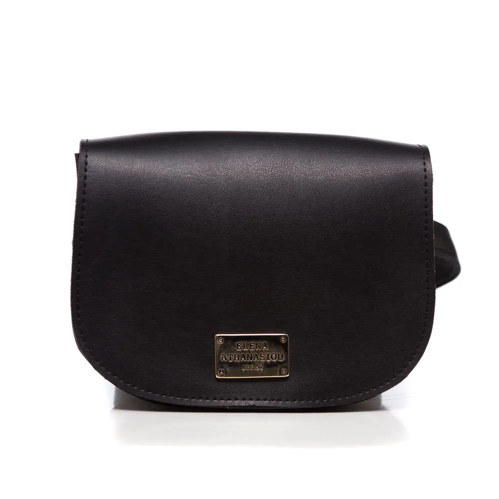 Double Belt Bag Τσάντα Εξοδου Μαύρη - Image 1