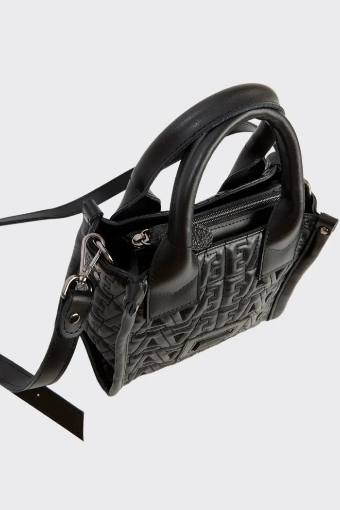 Mini Ea Tote & Shopper Bag Μαύρη - Image 4