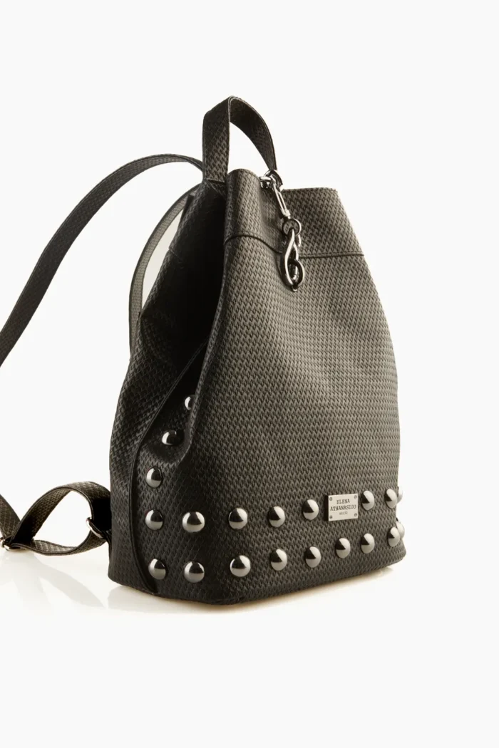 Black N' Metal Straw Backpack Γυναικείο Mαύρo - Image 3