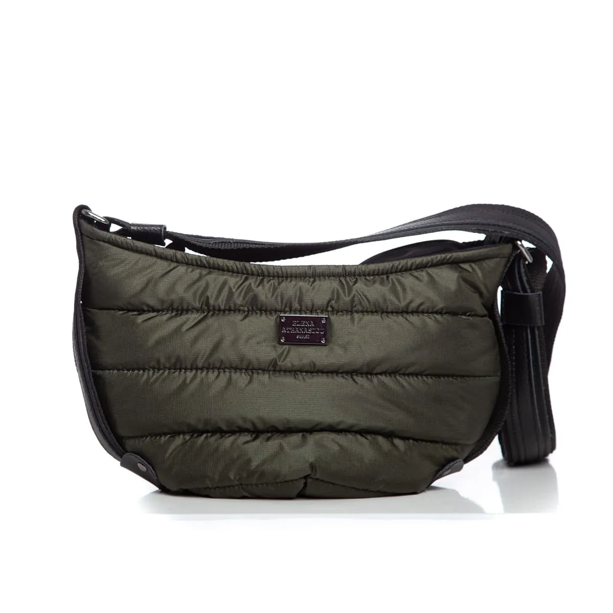 Body Bag Puffer Τσάντα Χιαστι Χακι Large - Image 1