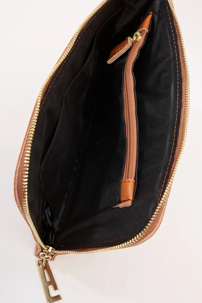 Πορτοφόλι Clutch Bag Κονιάκ Small - Image 4
