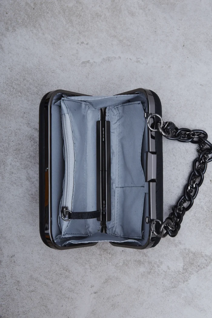 Box Chain Τσάντα Εξοδου Πορτοκαλι - Image 5