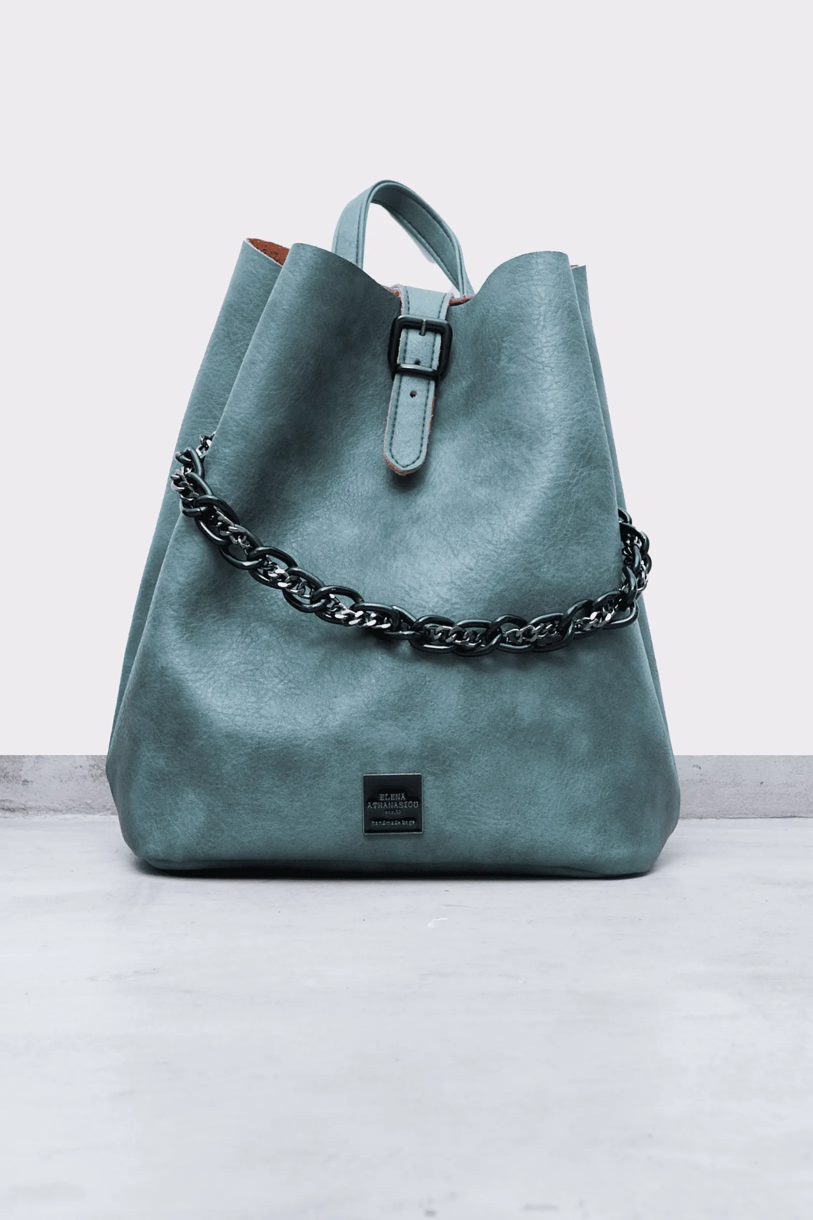 Retro Chain Backpack Γυναικείο Mint - Image 1
