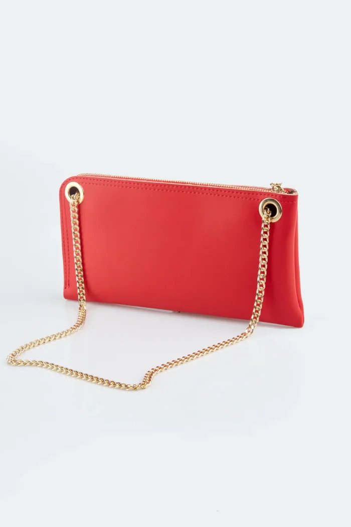 Chain Clutch Bags Κοκκινο - Image 4
