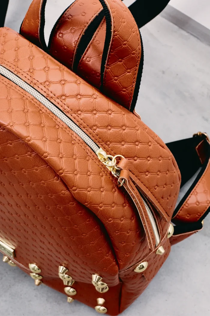 Retro Backpack Γυναικείο Κονιάκ Large - Image 5