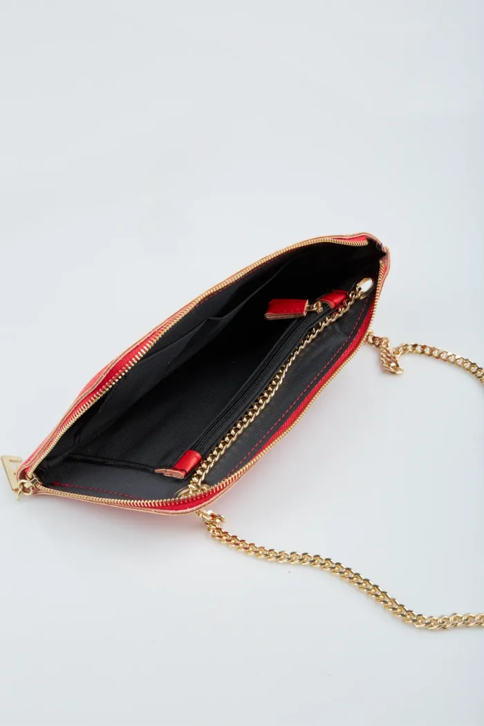 Chain Clutch Bags Κοκκινο - Image 5