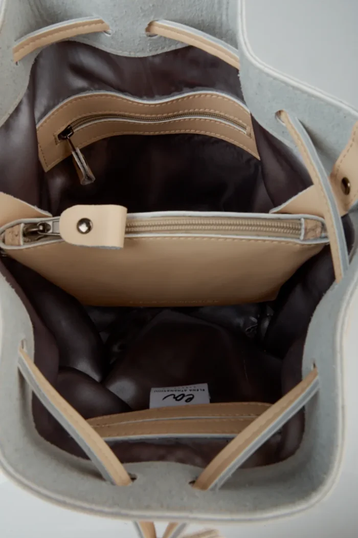 Chain Pouch Bags Μπεζ - Image 6