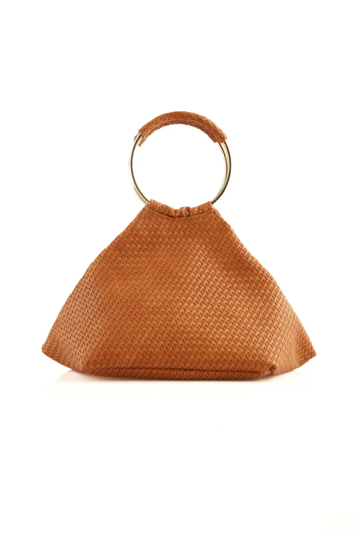 Bracelet Straw τσαντα εξοδου Κονιακ - Image 3