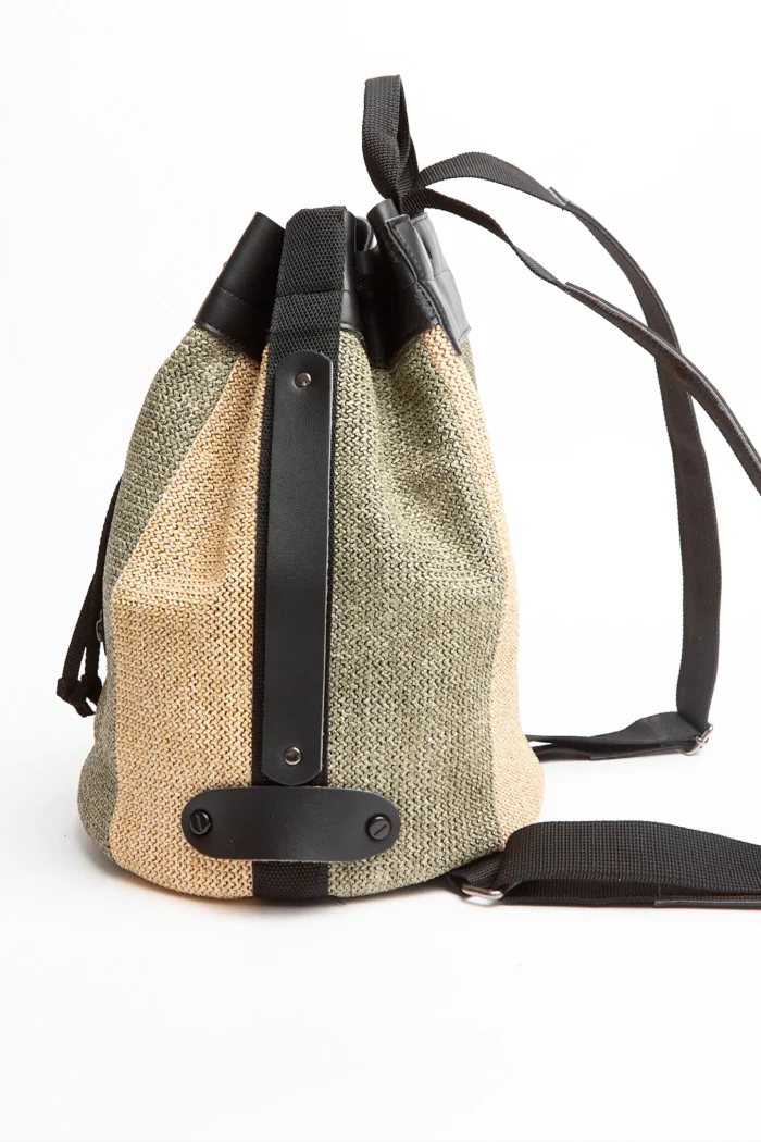 S. Natural Straw Backpack Γυναικείο Χακι - Image 3