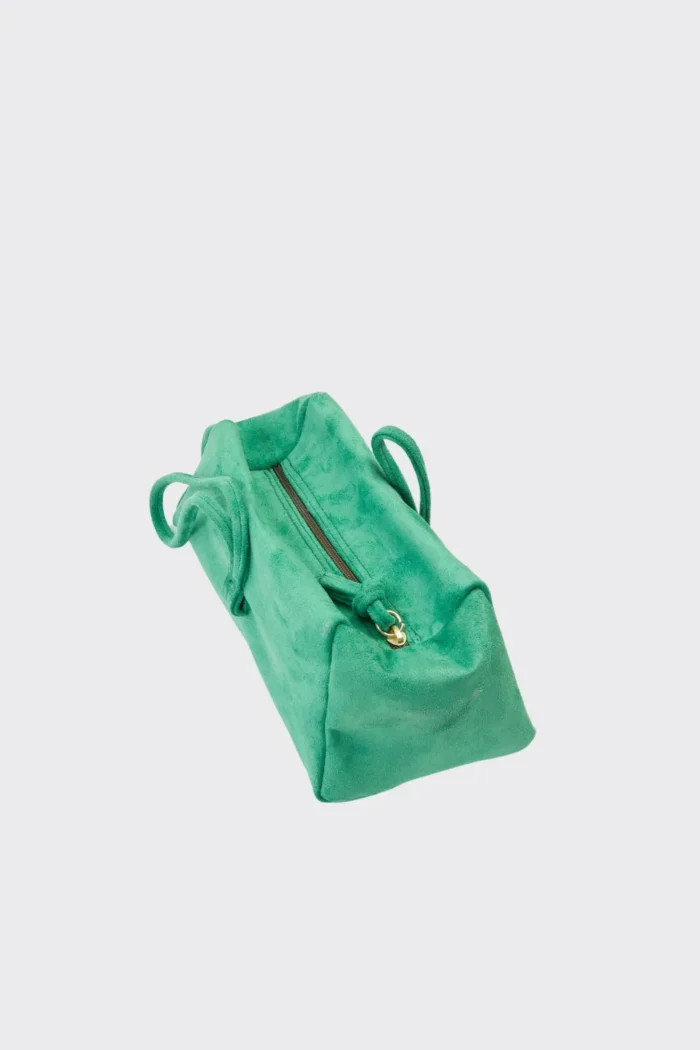 Lunchbag Suede Τσάντα Εξοδου Πρασινο Large - Image 3