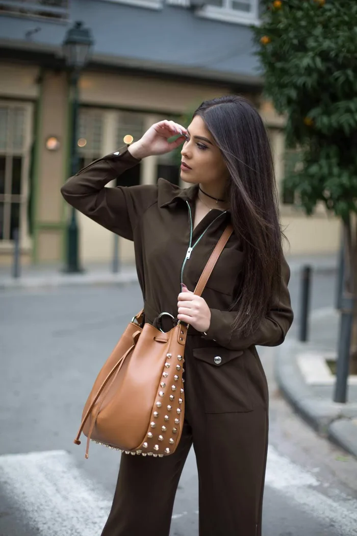 Bling Pouch Bag Κονιάκ - Image 4