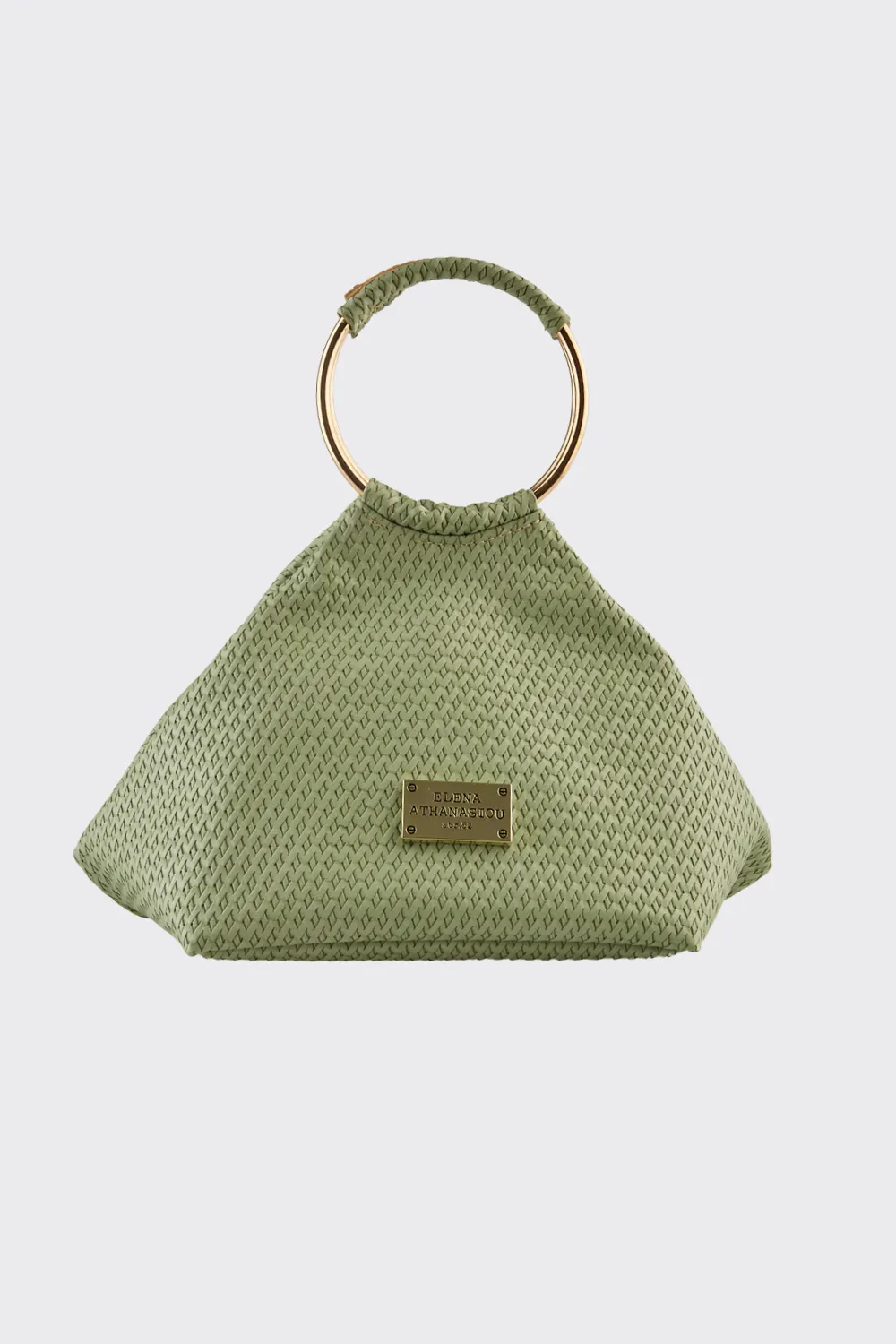 Bracelet Straw τσαντα εξοδου Mint - Image 1