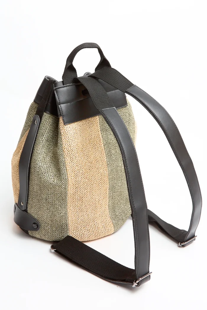 S. Natural Straw Backpack Γυναικείο Χακι - Image 7