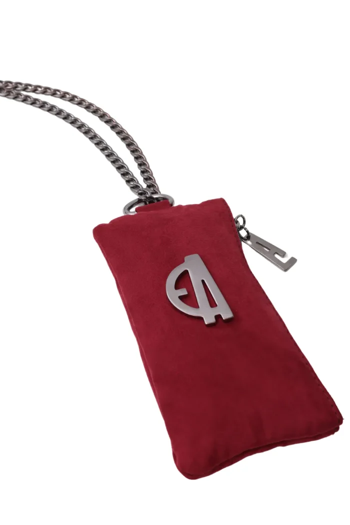 Chain Wallet Phone Bag Μπορντω - Image 2