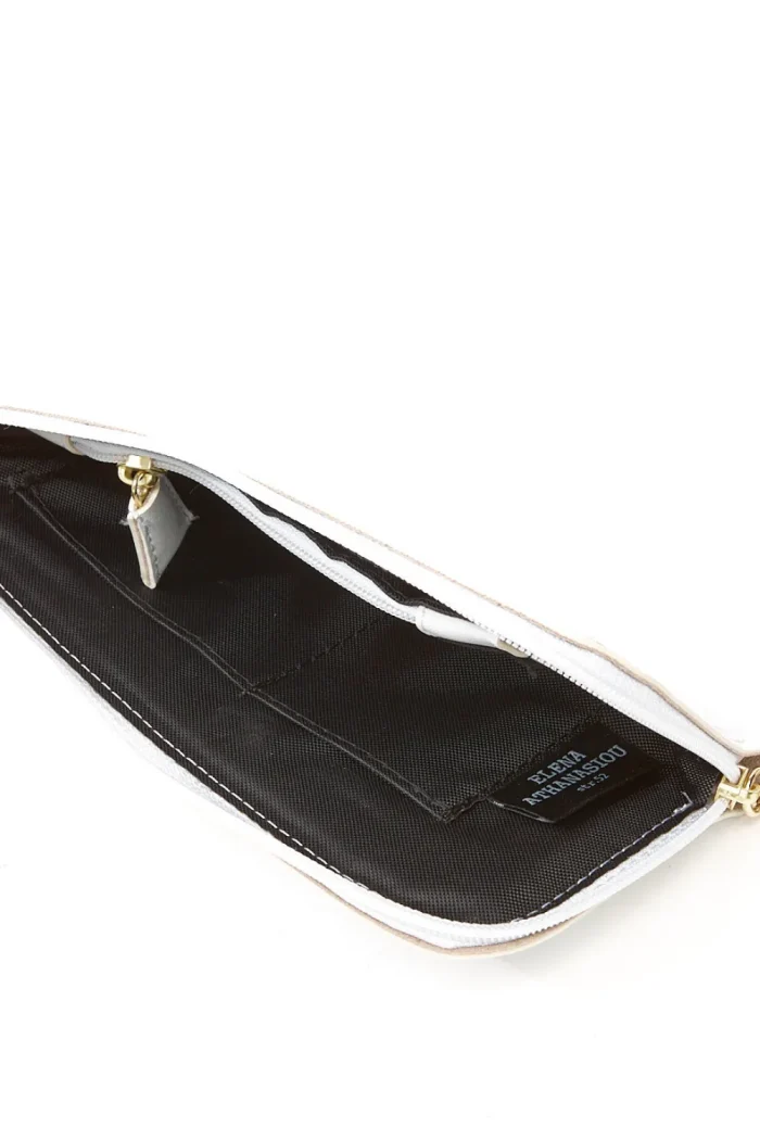 Πορτοφόλι Clutch Bag Λευκό Large - Image 4
