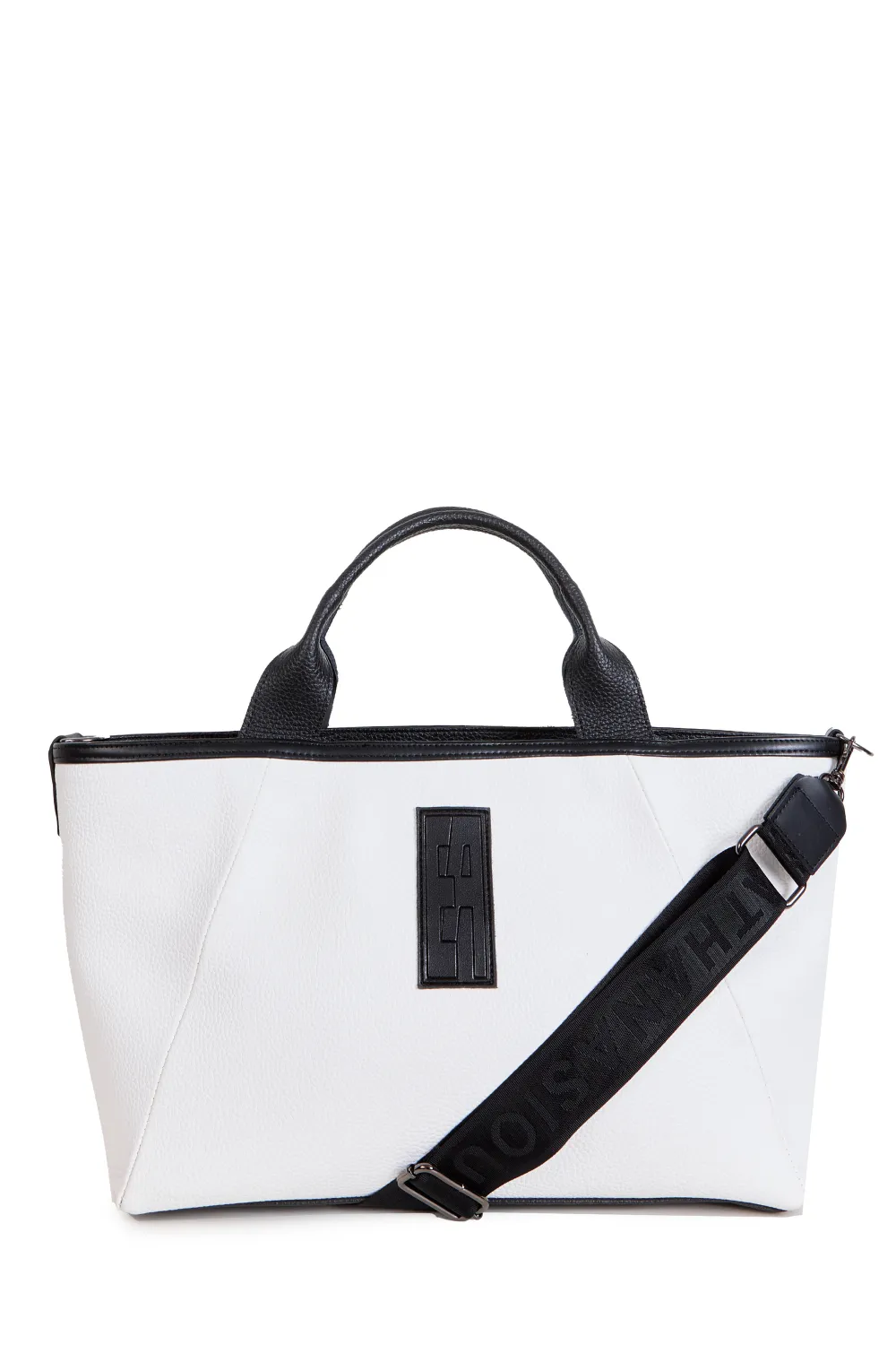 Classy Tote & Shopper Bag Λευκό - Image 1