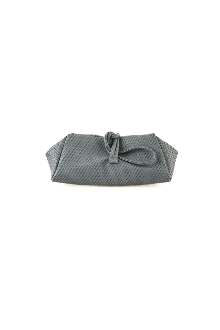 Lunchbag Straw Τσάντα Εξοδου Denim - Image 3