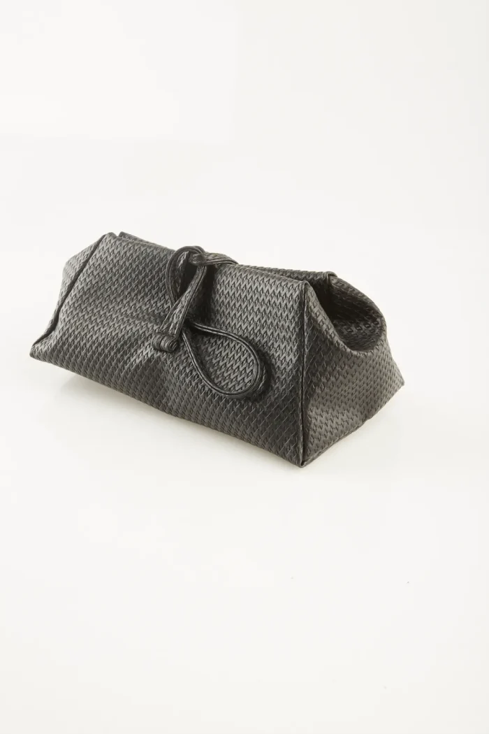 Lunchbag Straw Τσάντα Εξοδου Μαυρη - Image 3