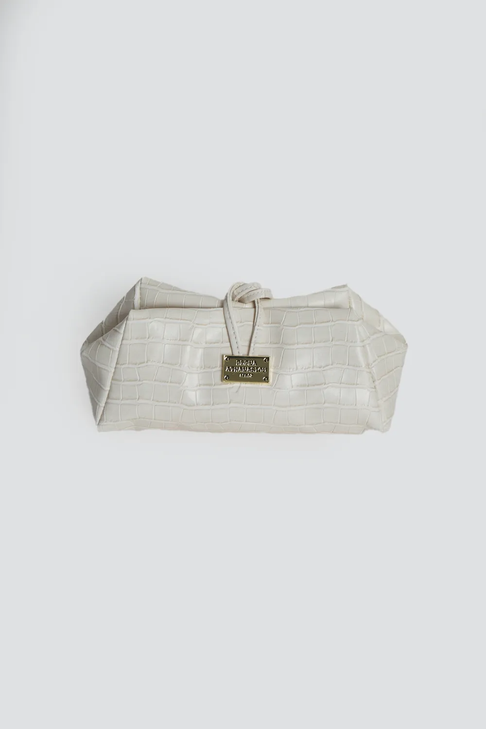 Lunchbag Croco Τσάντα Εξοδου Λευκο - Image 1