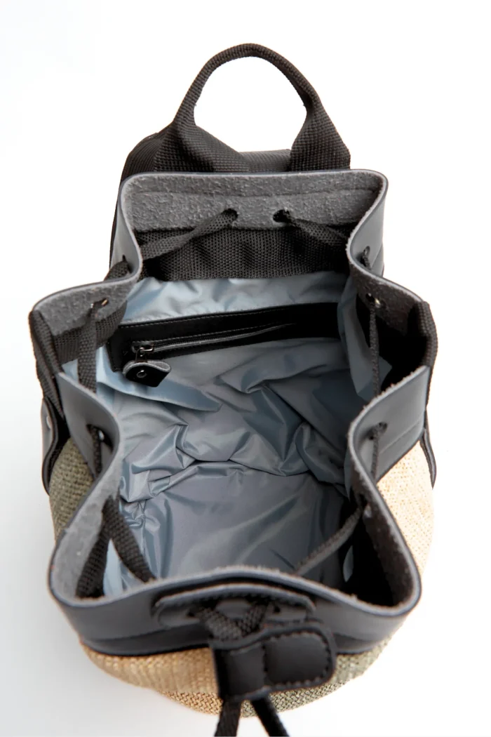 S. Natural Straw Backpack Γυναικείο Χακι - Image 4