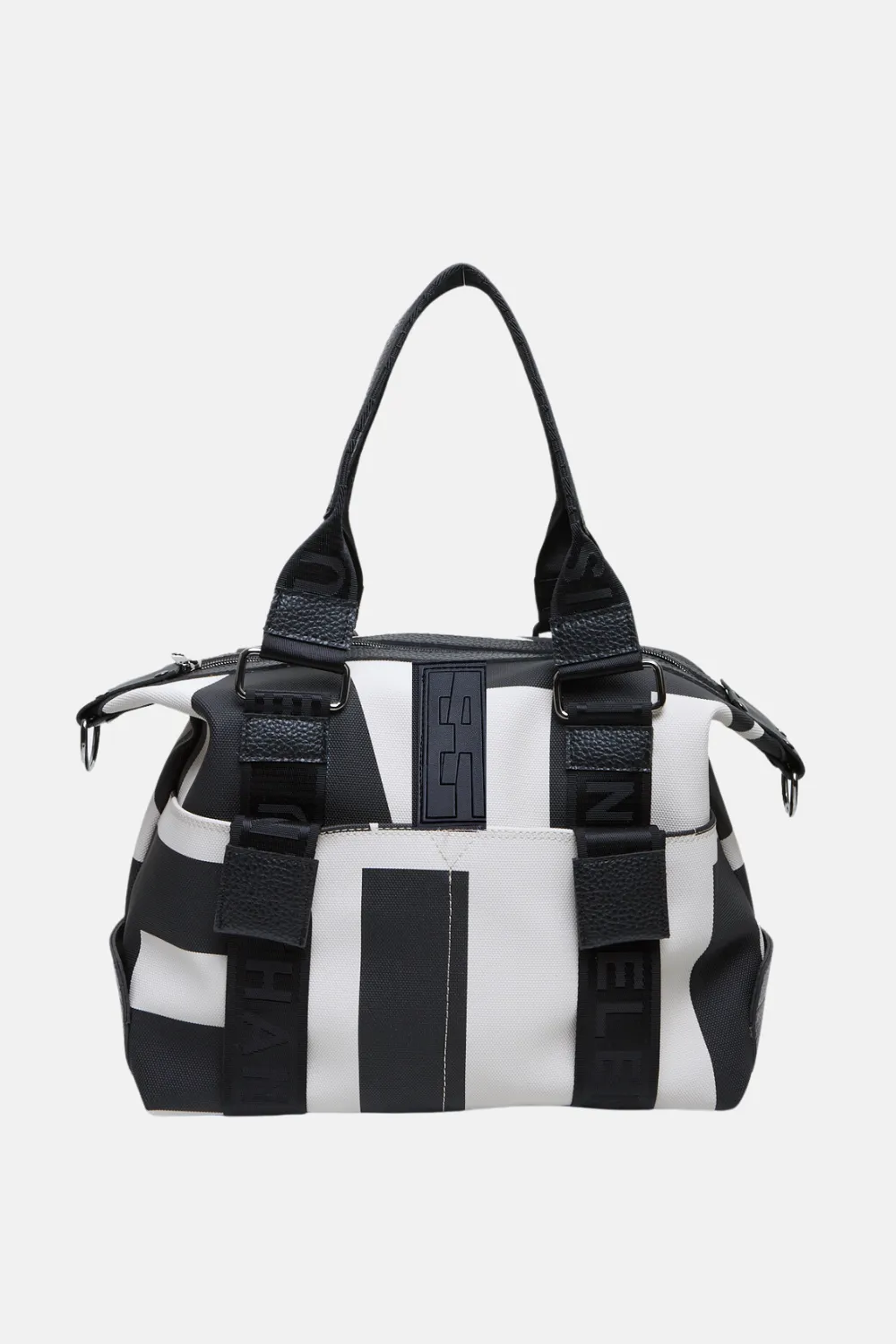 Weekend Hype Ea Logo Τσάντα Χειρος Μπεζ Small - Image 1