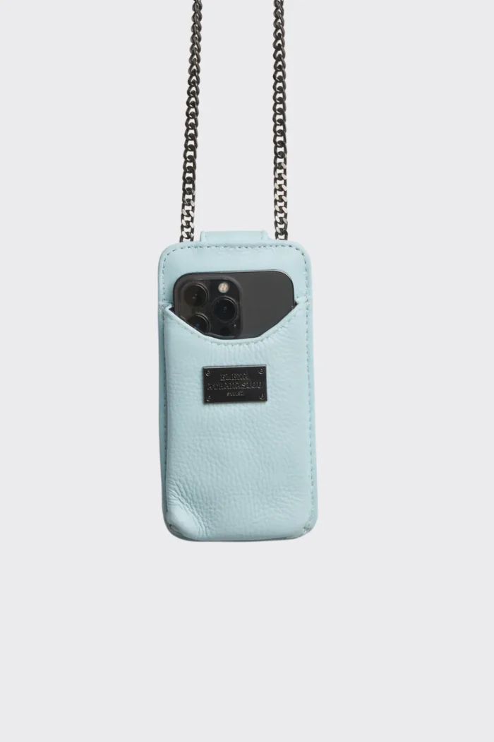 Chain Phone Bag Baby Blue - Image 2