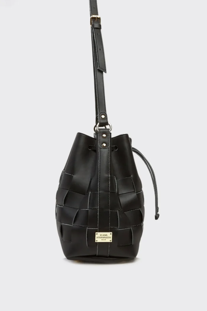 Straw Pouch Bag Μαύρο - Image 2