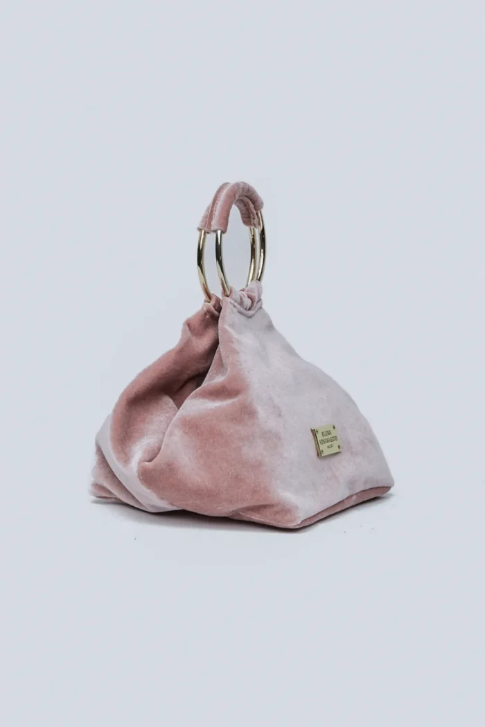 Bracelet Velour Τσάντα Εξοδου Ροζ - Image 2