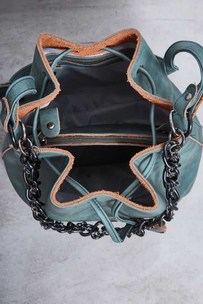 Retro Chain Pouch Bag Mint - Image 6