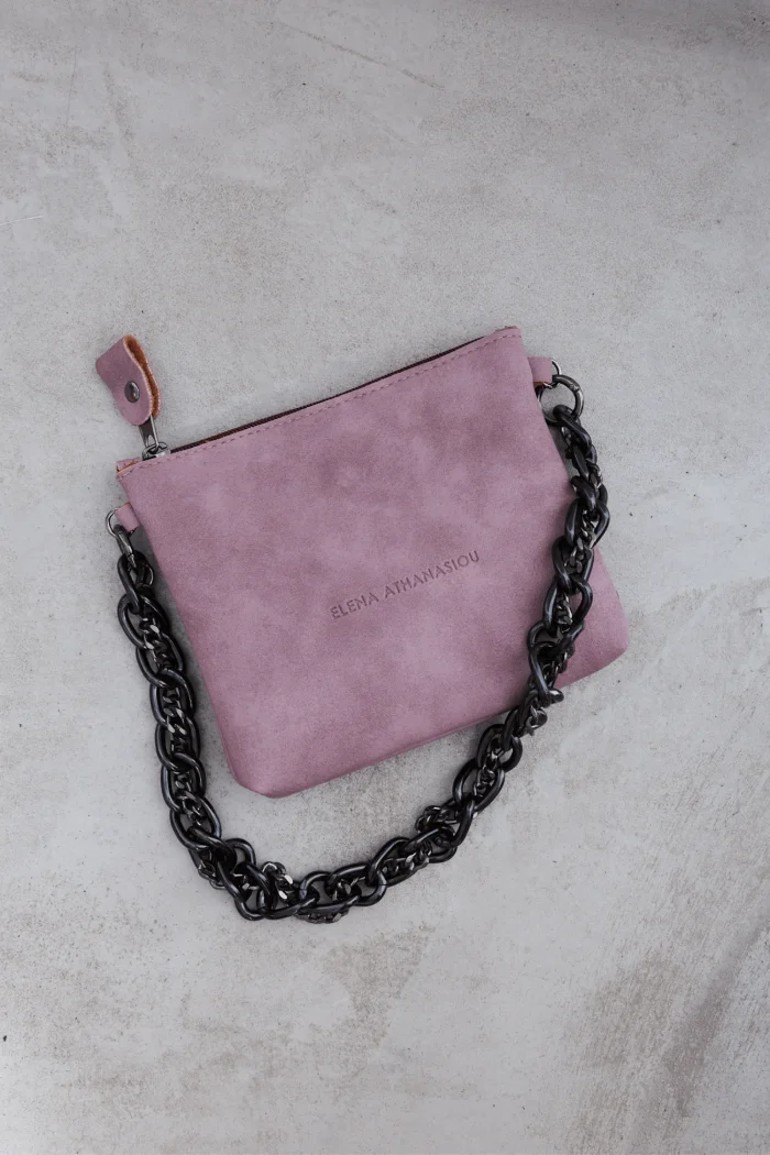 Retro Chain Pouch Bag Ροζ - Image 3