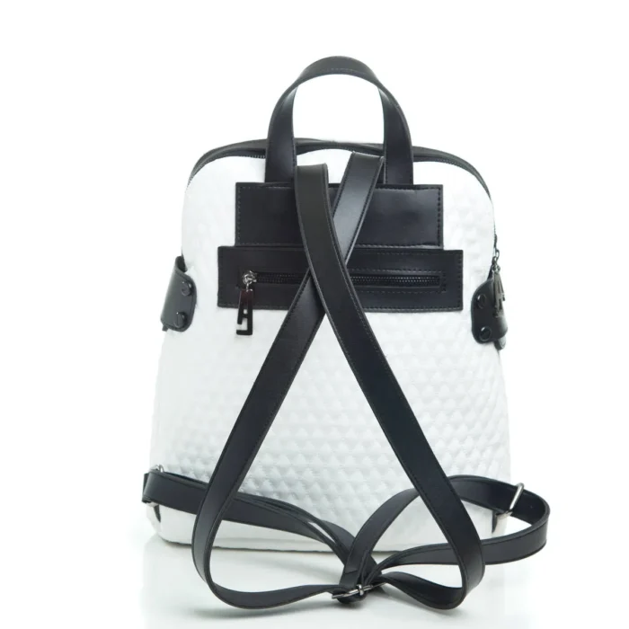 Biker Cap Backpack Γυναικείο Λευκό - Image 5