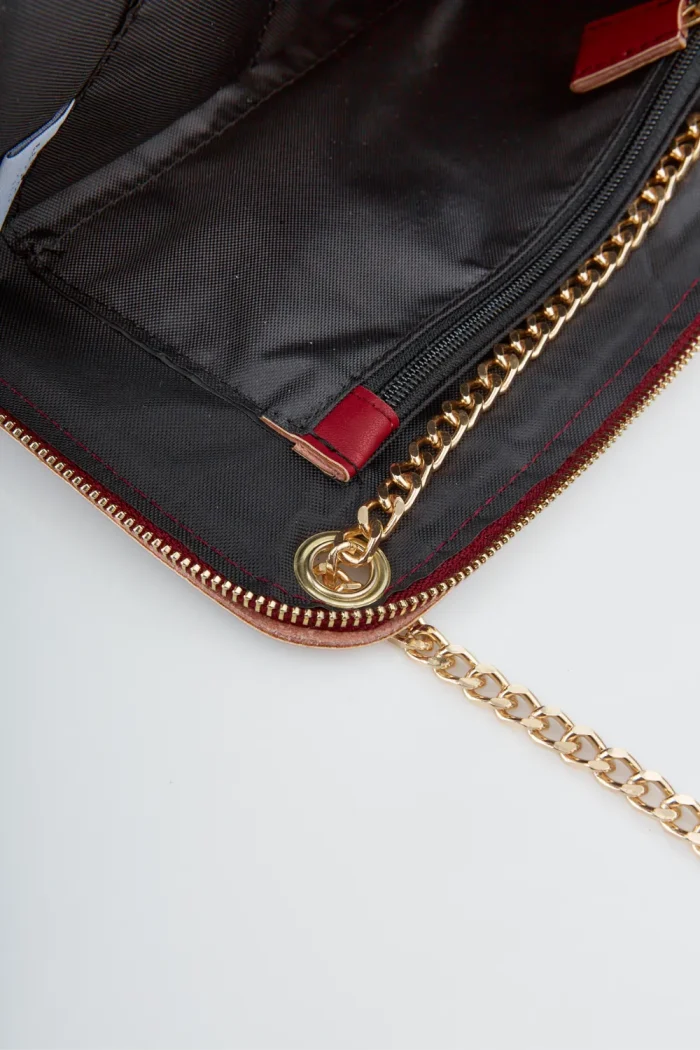 Chain Clutch Bags Μπορντω - Image 5