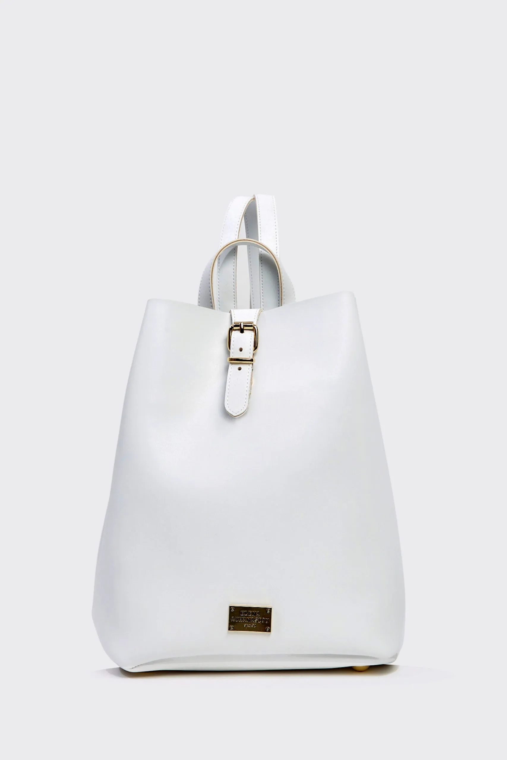 Recycled Leather Backpack Γυναικείο Λευκό