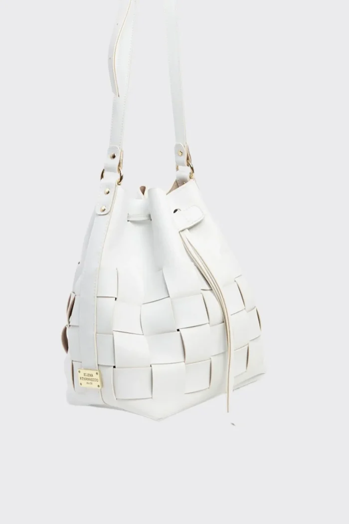 Straw Pouch Bag Λευκό - Image 2