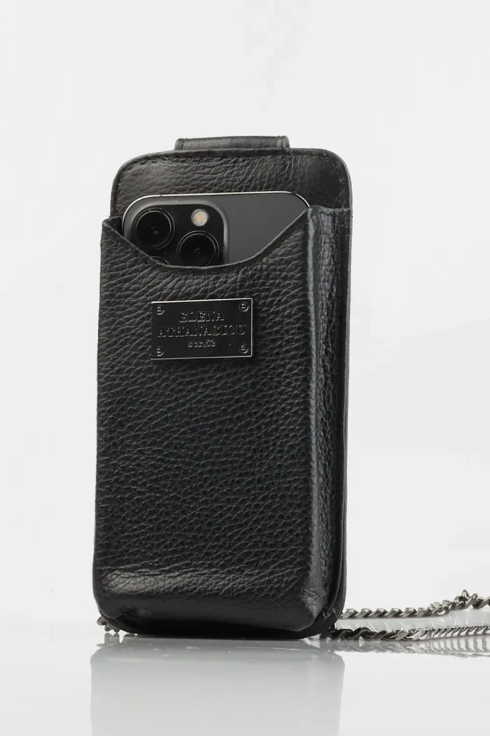 Chain Phone Bag Μαύρη - Image 4