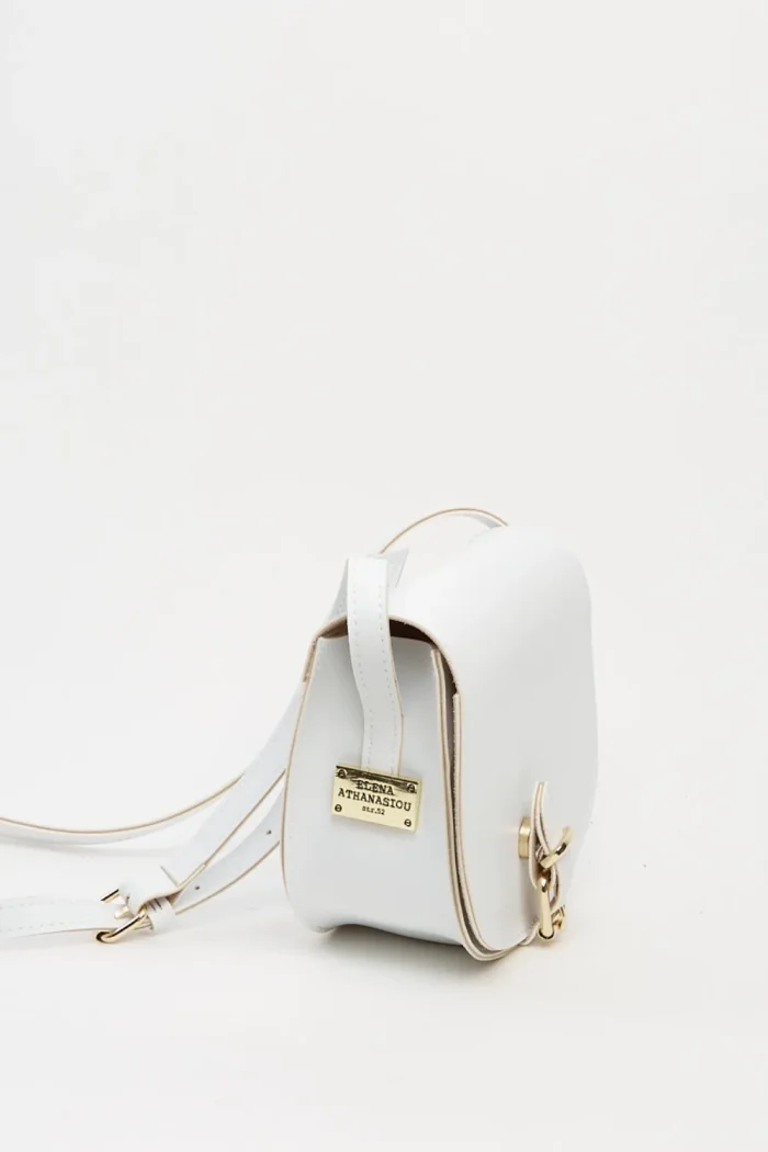 Basic Τσάντα Χιαστι Λευκη - Image 2