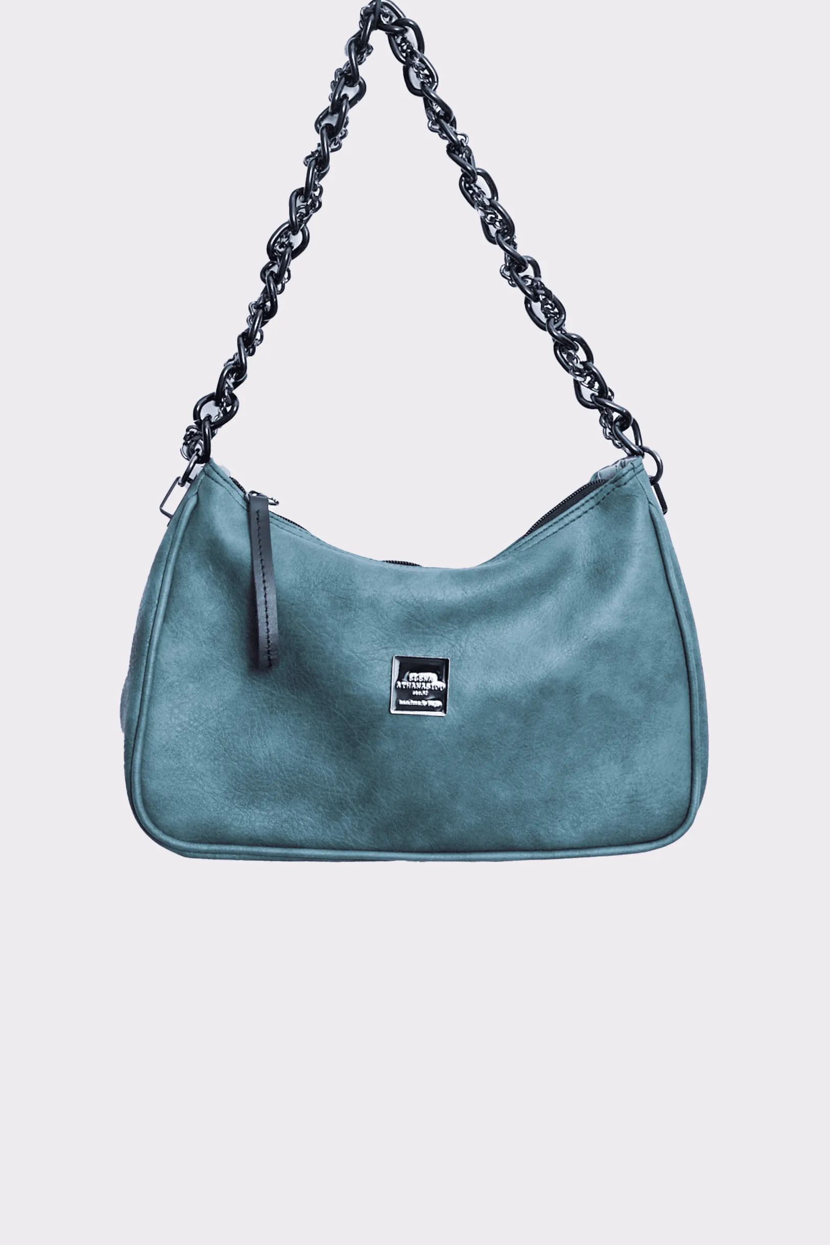 Retro Chain Baguette Bag Mint - Image 1