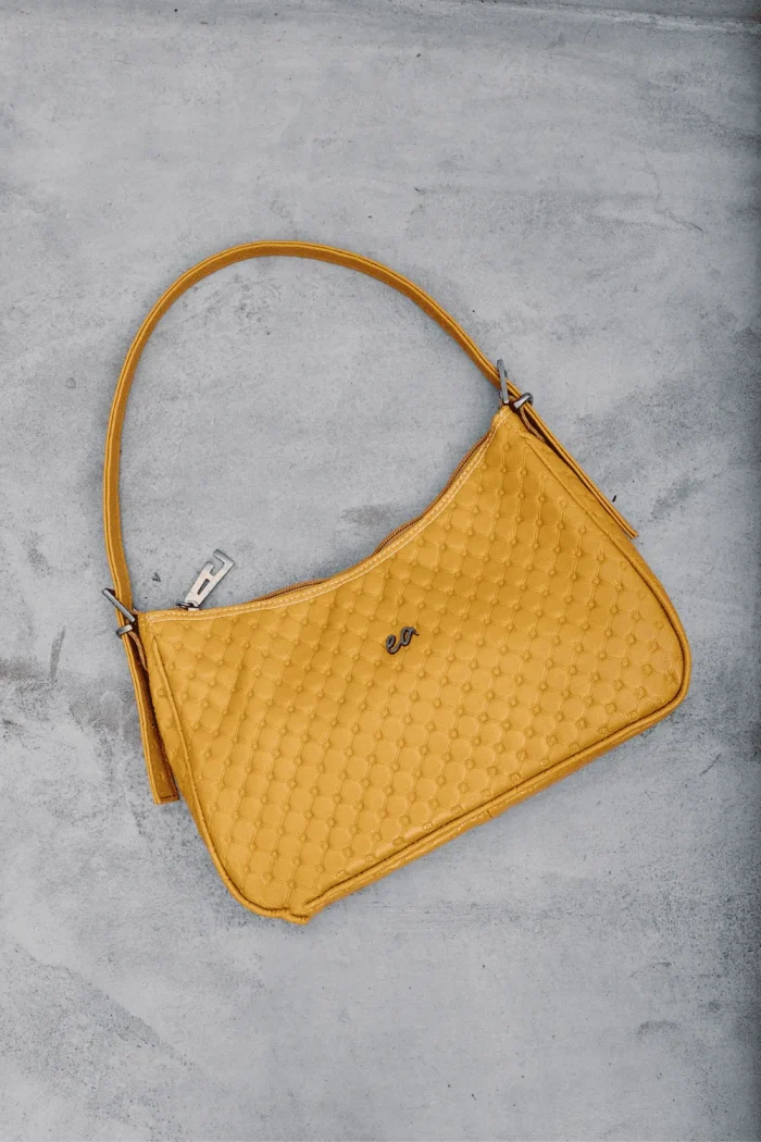 Vintage Baguette Bag Κίτρινη - Image 2