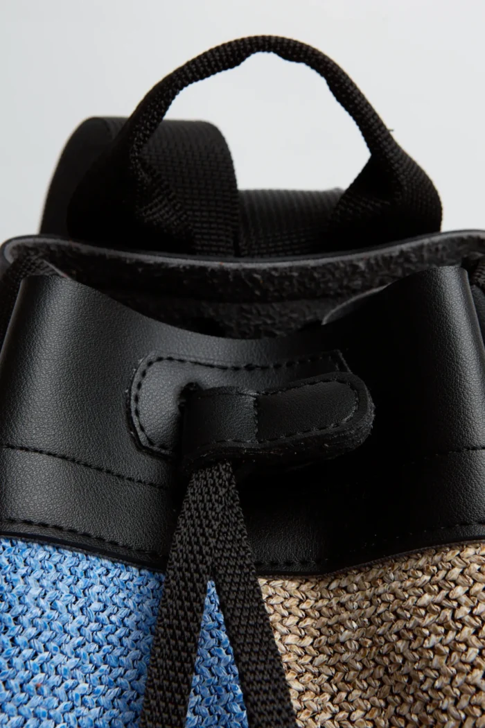 S. Natural Straw Backpack Γυναικείο Μπλε - Image 2