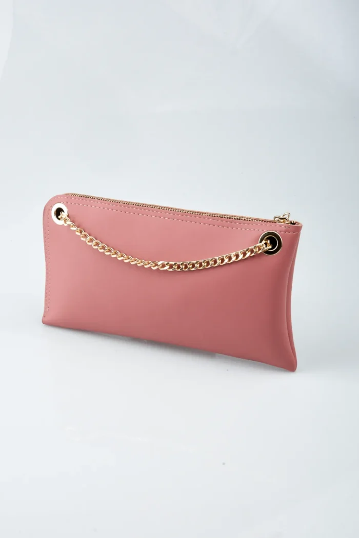 Chain Clutch Bags Ροζ - Image 3